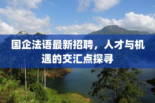国企法语最新招聘，人才与机遇的交汇点探寻