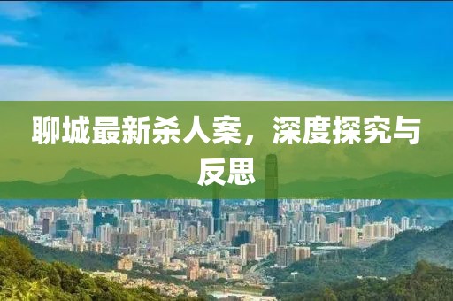 聊城最新杀人案，深度探究与反思