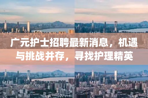 广元护士招聘最新消息，机遇与挑战并存，寻找护理精英