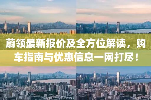 蔚领最新报价及全方位解读，购车指南与优惠信息一网打尽！