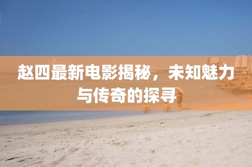 赵四最新电影揭秘，未知魅力与传奇的探寻