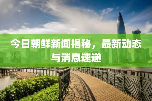 今日朝鲜新闻揭秘，最新动态与消息速递