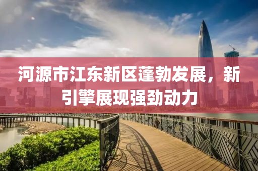 河源市江东新区蓬勃发展，新引擎展现强劲动力
