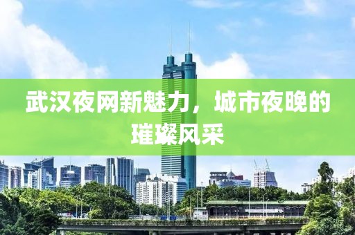 武汉夜网新魅力，城市夜晚的璀璨风采