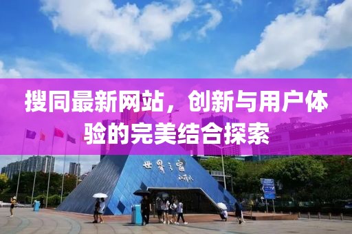 搜同最新网站，创新与用户体验的完美结合探索