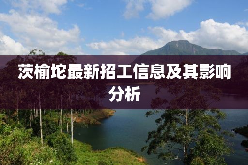 茨榆坨最新招工信息及其影响分析