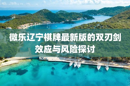 微乐辽宁棋牌最新版的双刃剑效应与风险探讨