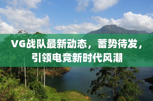 VG战队最新动态，蓄势待发，引领电竞新时代风潮